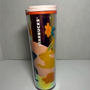 Starbucks Easter‎ Bunny Spring Tumbler 16 oz Grande NEW Iridescent